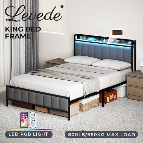 Levede bed frame metal - frame,