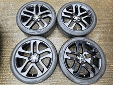 4x Genuine Range Rover Evoque Dynamic R 21" Black Alloy Wheels + Pirelli Tyres
