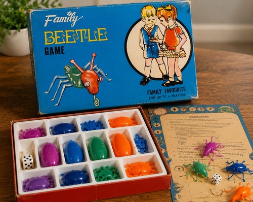 Vintage family beetle game - vintage,