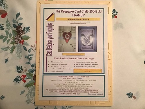 Keepsake card craft - card,