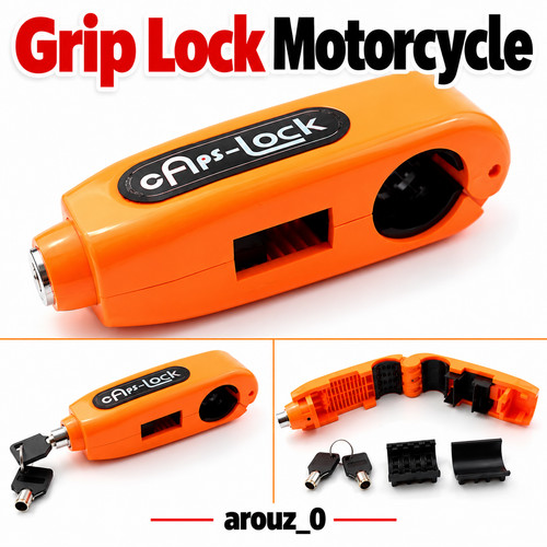 Handlebar throttle grip - throttle, lock