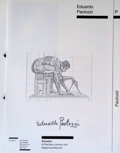 Eduardo paolozzi künstler - eduardo,