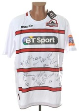 *BNWT* EDINBURGH RUGBY UNION SHIRT MACRON XXL SIGNED