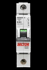 SECTOR 40 AMP CURVE B 6kA MCB