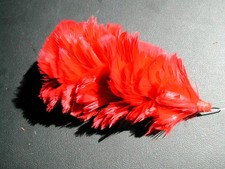 British Army Military Red Feather Hackle / Plume