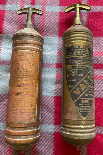 Vintage brass fire - vintage,