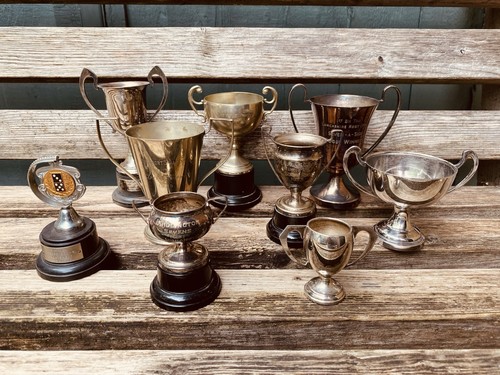 Silver trophy vintage - 9x,