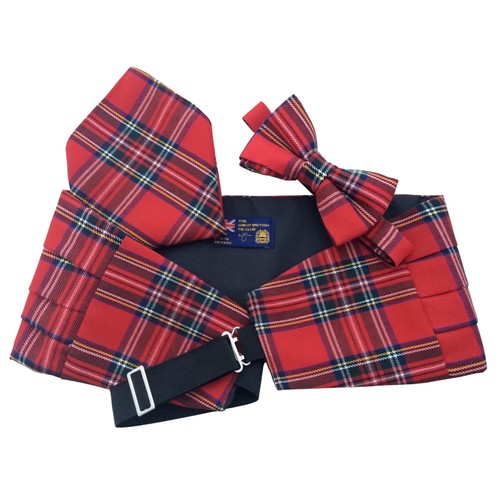 Royal stewart tartan bow tie - tartan,