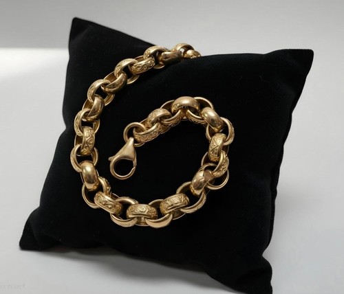 9ct yellow gold belcher - yellow,