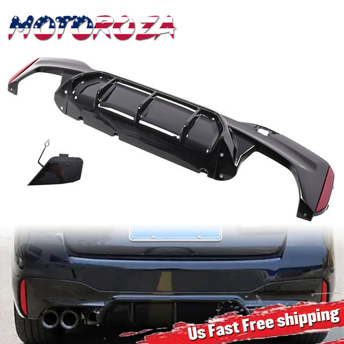 Glossy black rear diffuser - glossy, m5