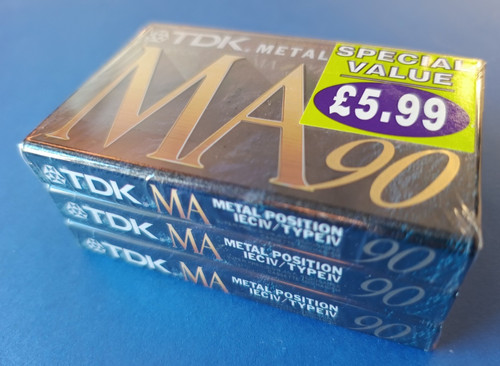 Pack tdk ma90 metal - 3, of