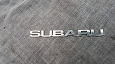 subaru outback tailgate boot lid emblem badge logo rear
