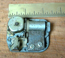 OLD  MUSIC BOX--MUSICAL CLOCK