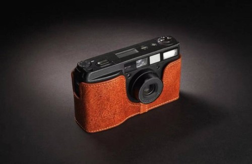 Genuine leather camera case - camera,