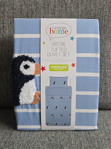 Blue puffin tufted - tufted, toddler