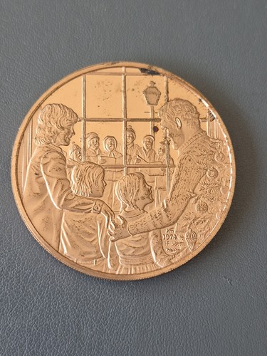 Franklin mint solid bronze - franklin,