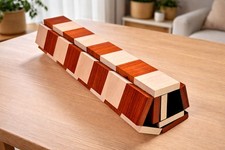 Folding wooden chess board - chess,