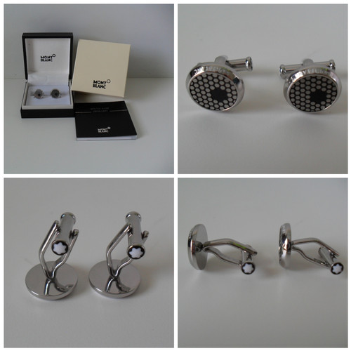 Montblanc cufflinks polished - montblanc,