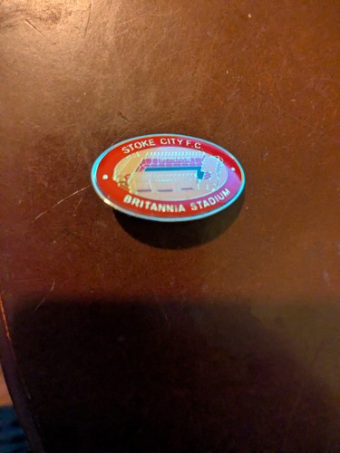 Stoke city enamel - stoke, pin