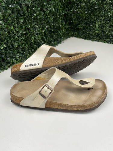 Women gold birkenstock gizeh - birkenstock,