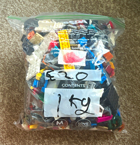 Lego bulk lot 1kg multicolour - lego,