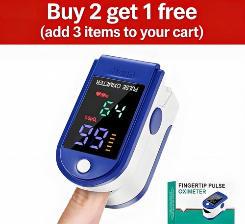 Fingertip pulse oximeter led - pulse,