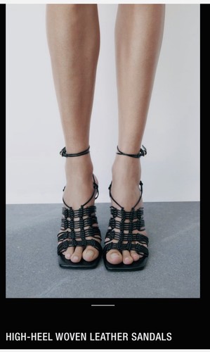 Zara strappy sandals - zara,