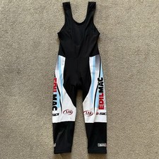 Santini Cycling Bib Shorts 3/4 Lengths Size S Italian Bike Wear Sidi