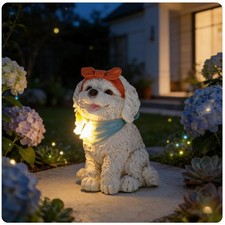 Solar Garden Poodle Dog