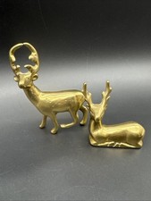 Vintage Buck Deer Solid Brass