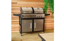 Adelaide Dual Fuel Gas & Charcoal BBQ Grill - grade B return RRP £279.99