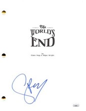 Simon Pegg Signed Autograph The World's End Movie Script Screenplay w/ JSA COA