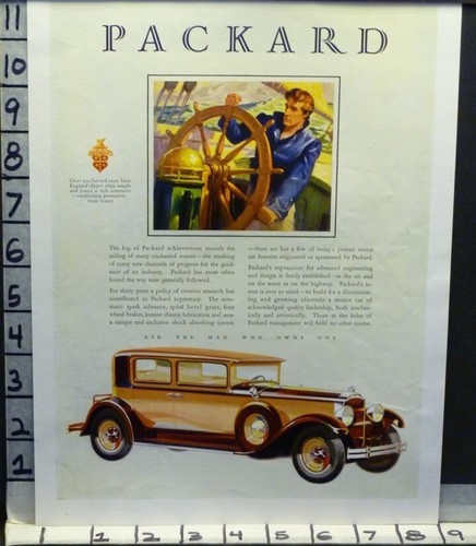 1929 packard auto car ship - car,