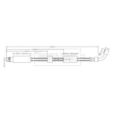 Brake Hose For Volvo V60 MK2