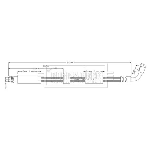 Brake hose for volvo - brake,