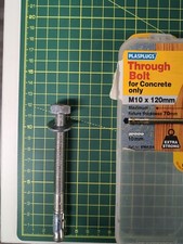 Plasplugs Through Bolt For Concrete M10 x 120mm 10mm 