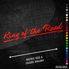 King of the Road Sticker Long