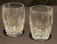 2 VINTAGE CRYSTAL WHISKY GLASS