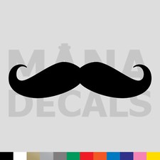 Mustache Decal Vinyl Die Cut