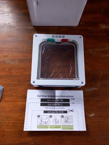 Way cat door flap plastic - cat,