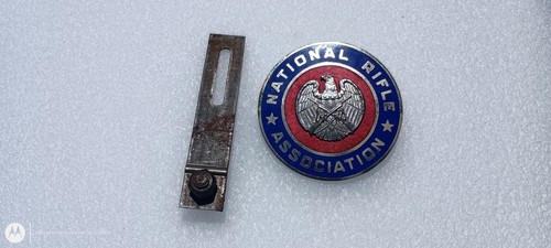 Vintage nra car grille - vintage, badge