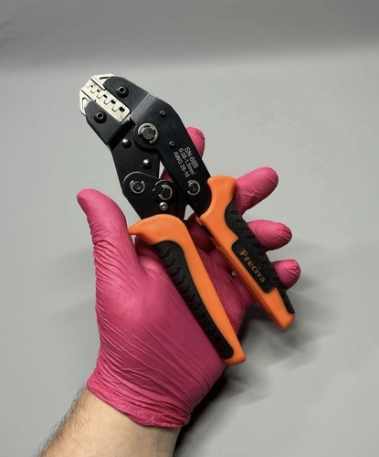 Wire terminal ratchet crimp - wire,
