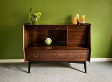 G Plan Tola and Black Sideboard, 1950s Mid Century Vintage, Original Condition
