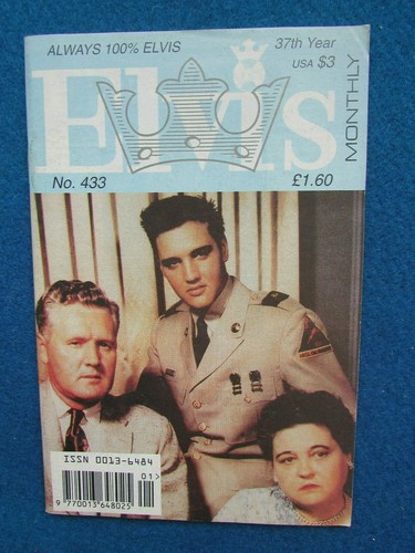 Elvis presley monthly magazine - presley,