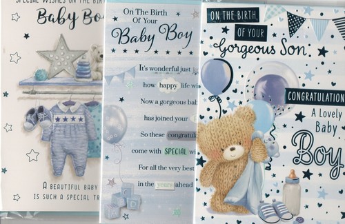 New baby boy card - boy,