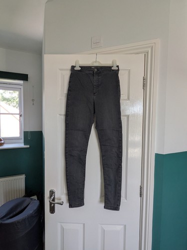 Topshop grey w28 l32 joni - topshop,