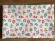 1  Tea Towel Handmade W/ Cath Kidston Christmas Tree Baubles Cotton Duck New