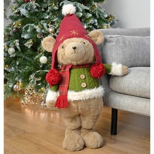 Christmas Standing Plush Bear