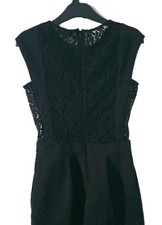Warehouse Black Lace Panel