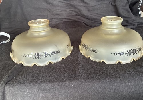 Vintage pair frosted - vintage, satin